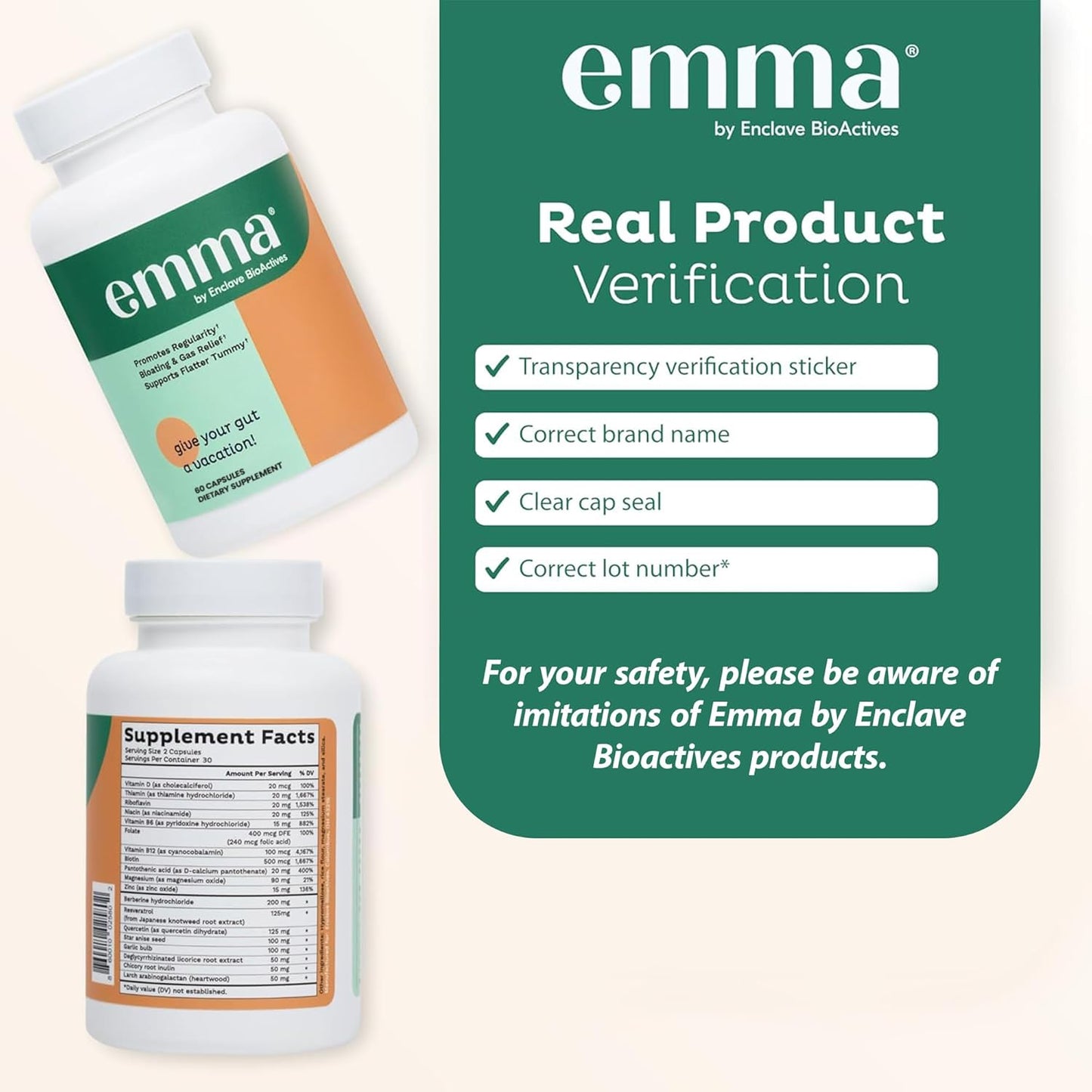 Emma Relief Daily Digestive Supplement